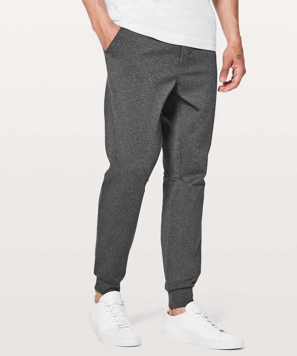 Lululemon Gray Joggers Mens Medium Athletic Lounge Travel Intent Jogger